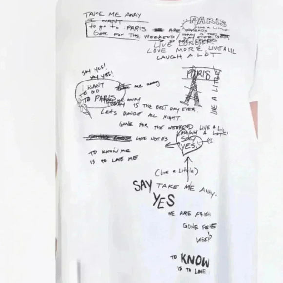 DIANE GILMAN PLUS PARIS GRAPHIC HIGH LOW TOP - Picture 8 of 8